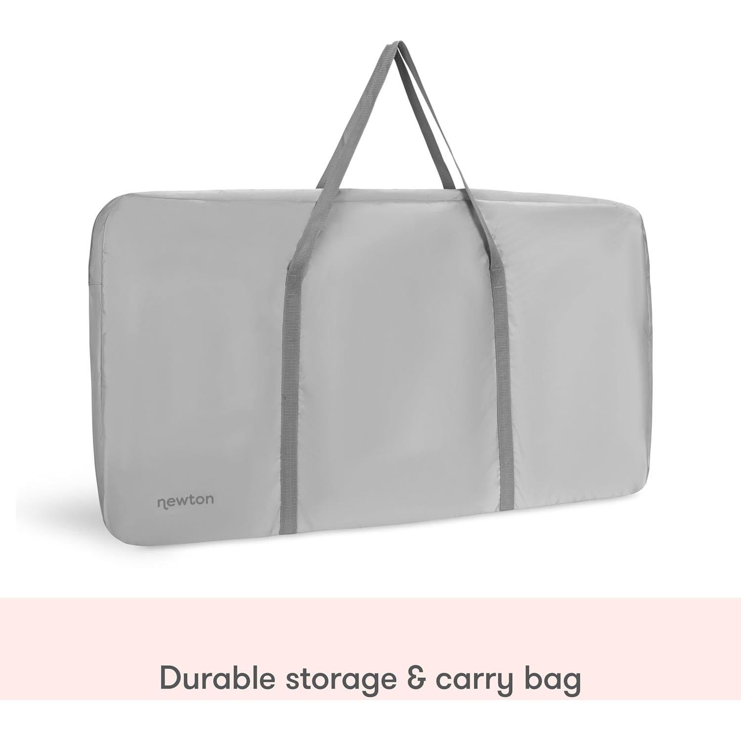 Cuna Esencial Newton Gris con Colchón Transpirable 98.4x67.3cm