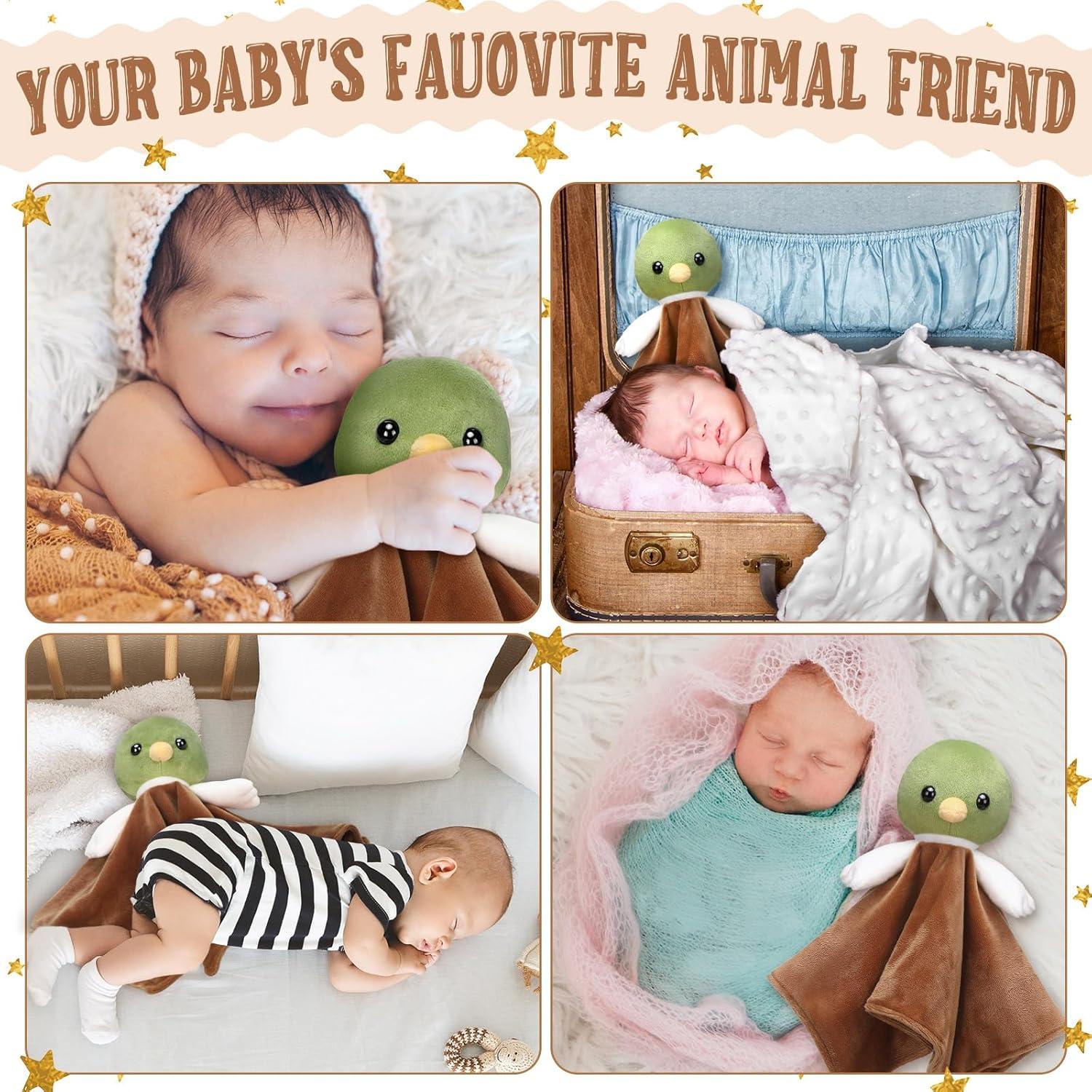 Manta de Seguridad Pato Malardo Plush 28x28 cm para Bebés