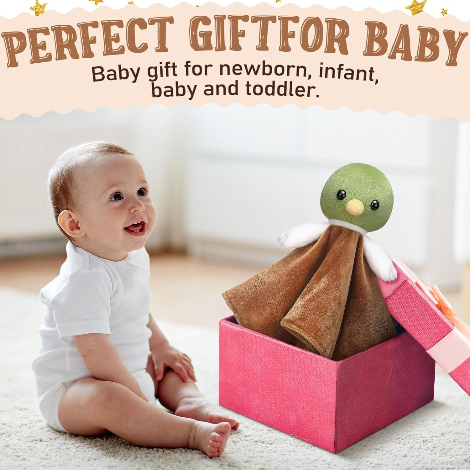 Manta de Seguridad Pato Malardo Plush 28x28 cm para Bebés