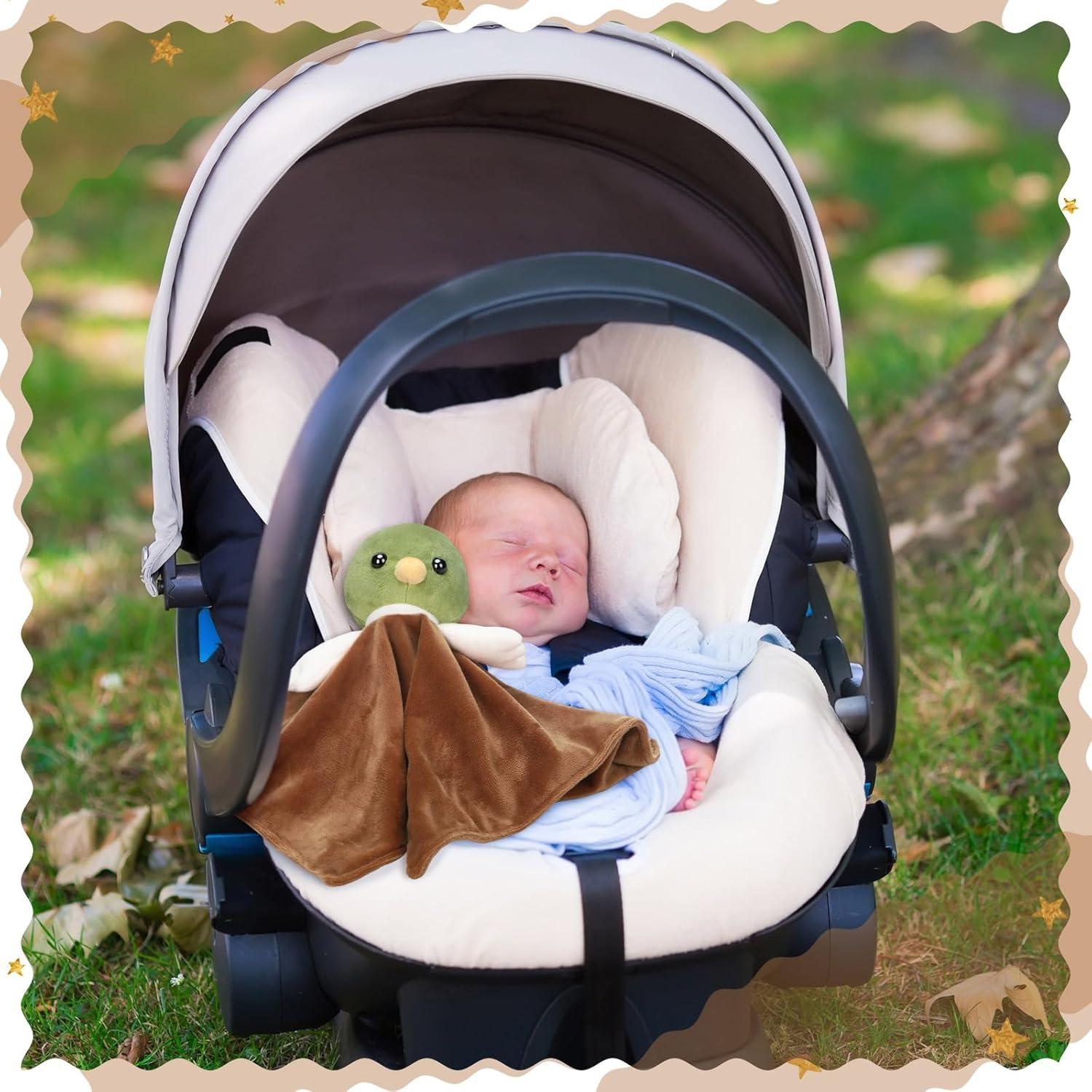 Manta de Seguridad Pato Malardo Plush 28x28 cm para Bebés