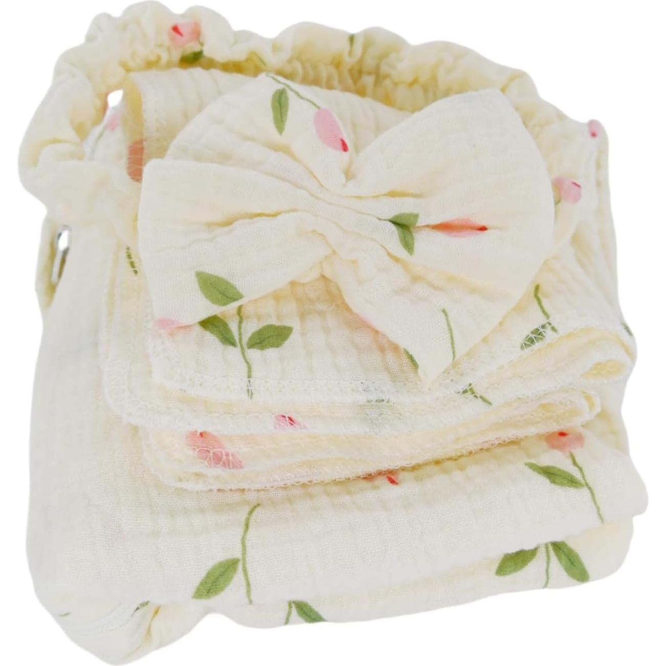 Conjunto Saco de Dormir Muselina 4 Piezas Synrroe 0-6 Meses