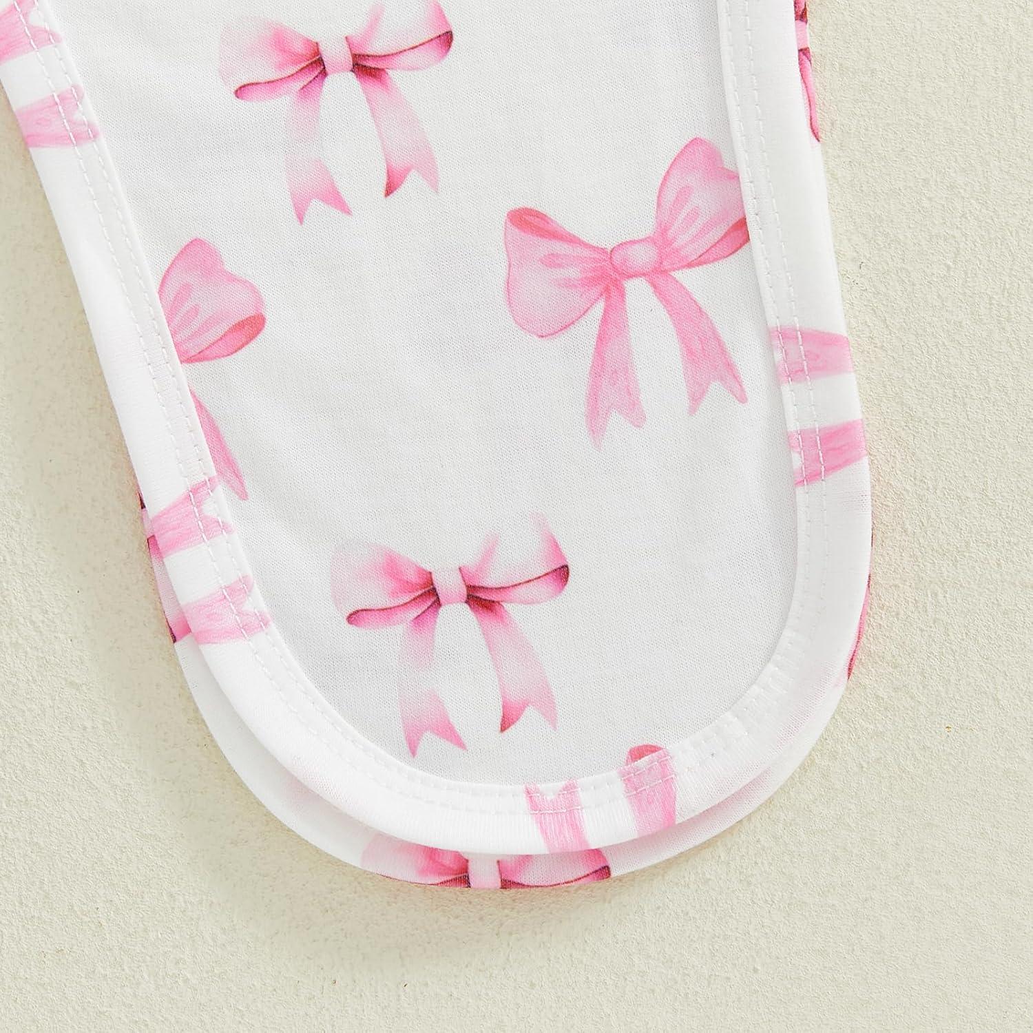 Saco de Dormir para Bebé Niña Rosa 0-3 Meses con Sombrero