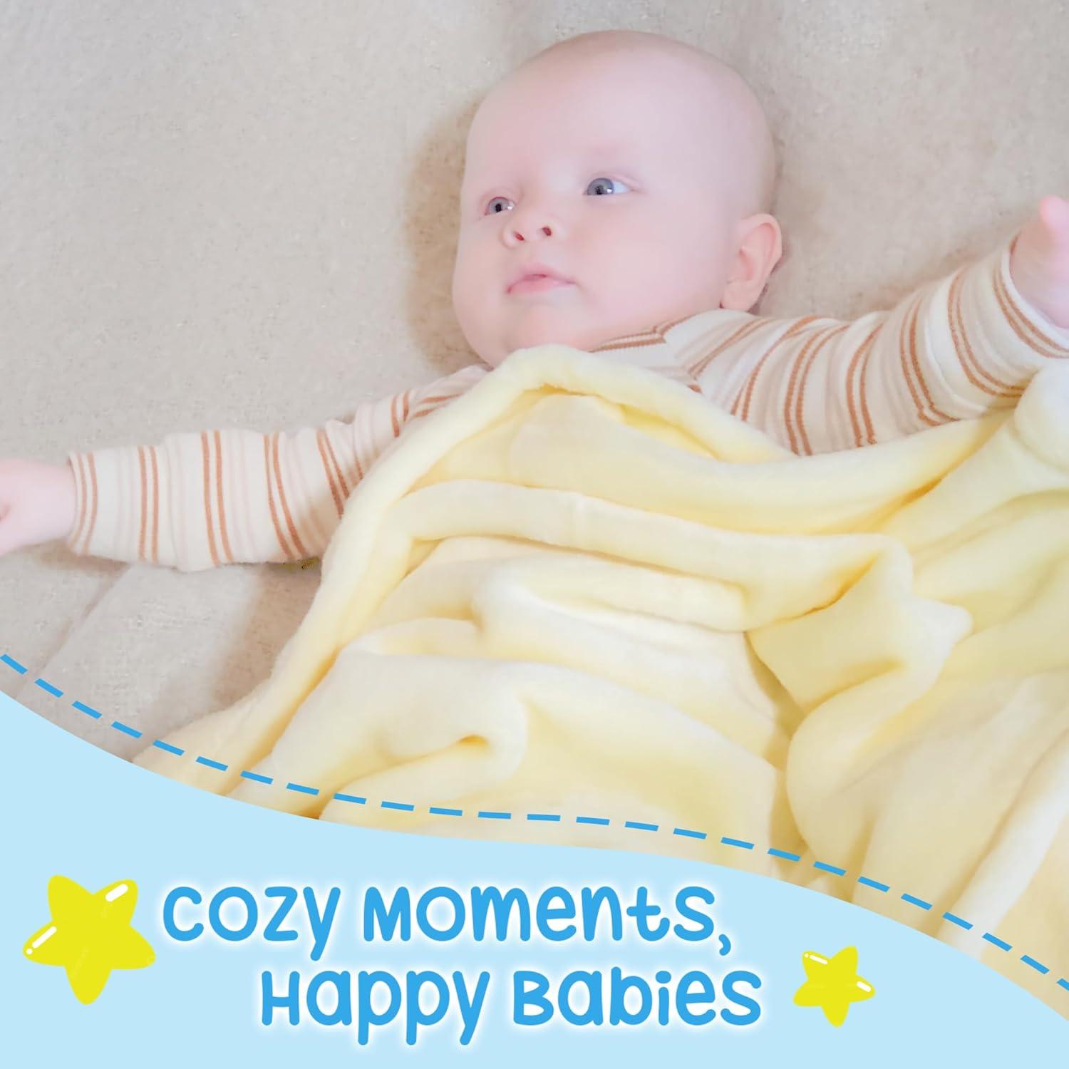 Manta de bebé Baby So... Suave 76x102 cm Amarillo
