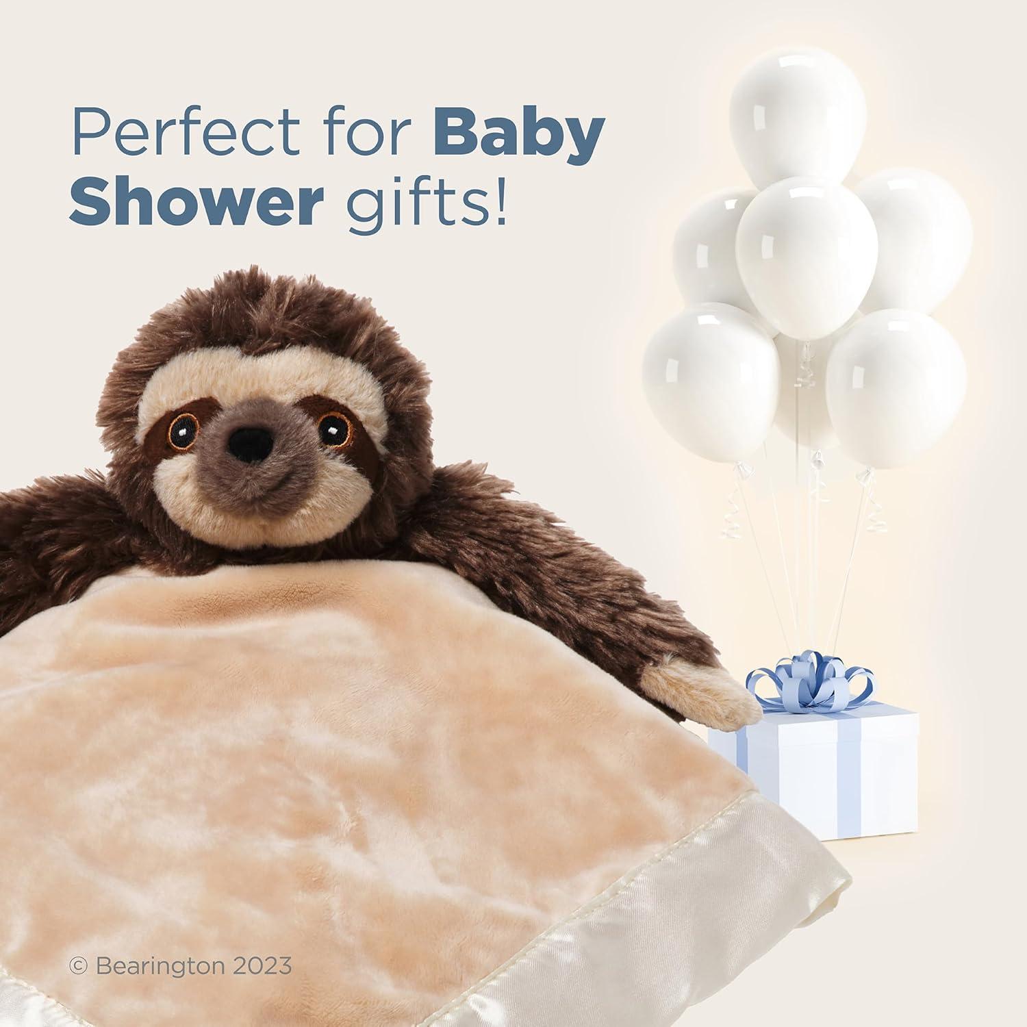 Manta de Seguridad Bearington Perezoso 38 cm para Bebés