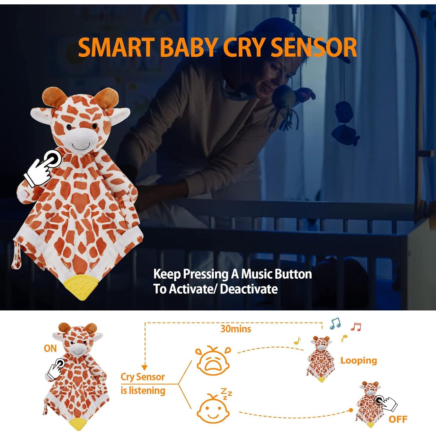 BEREST Manta de Sueño Jirafa con Sonido y Sensor de Llanto
