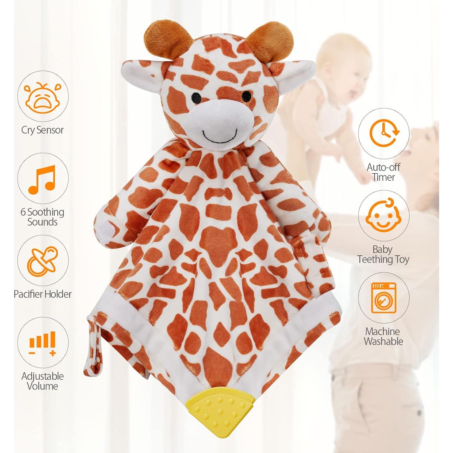 BEREST Manta de Sueño Jirafa con Sonido y Sensor de Llanto