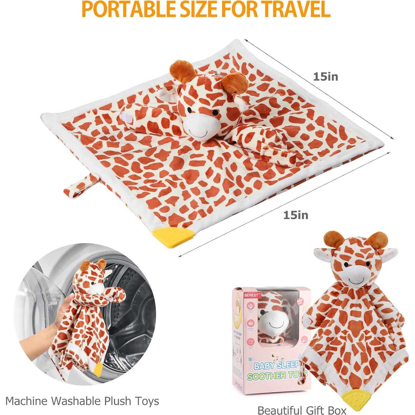 BEREST Manta de Sueño Jirafa con Sonido y Sensor de Llanto