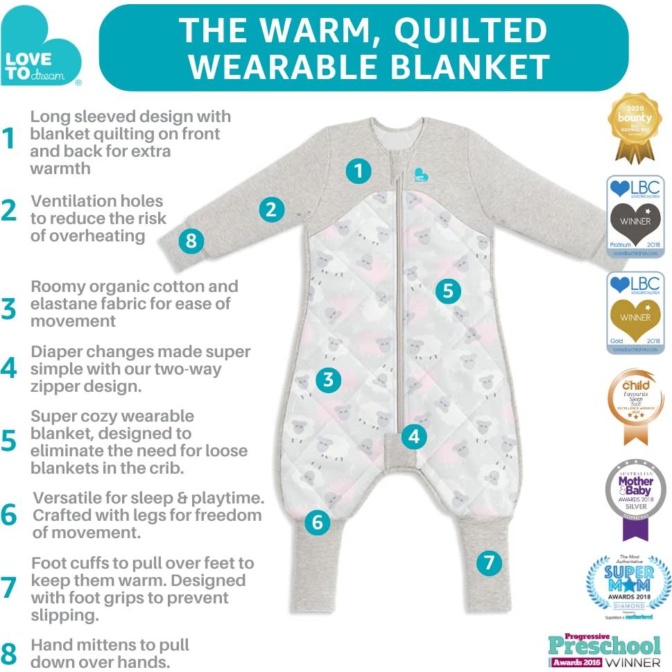 Traje de Sueño Love to Dream 2.5TOG Rosa 6-12 Meses