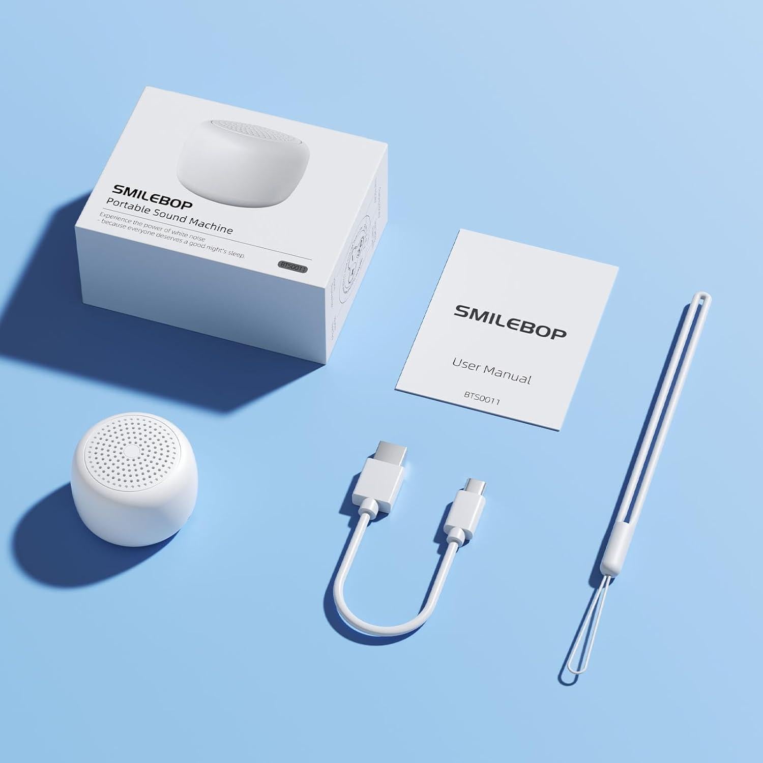 Máquina de Sonido Blanco Portátil SMILEBOP BTS0011A 15 Sonidos