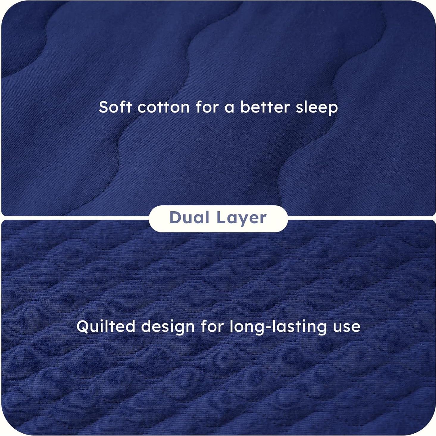 Saco de Sueño Bebé 6-12 Meses 2.5 TOG Algodón Azul