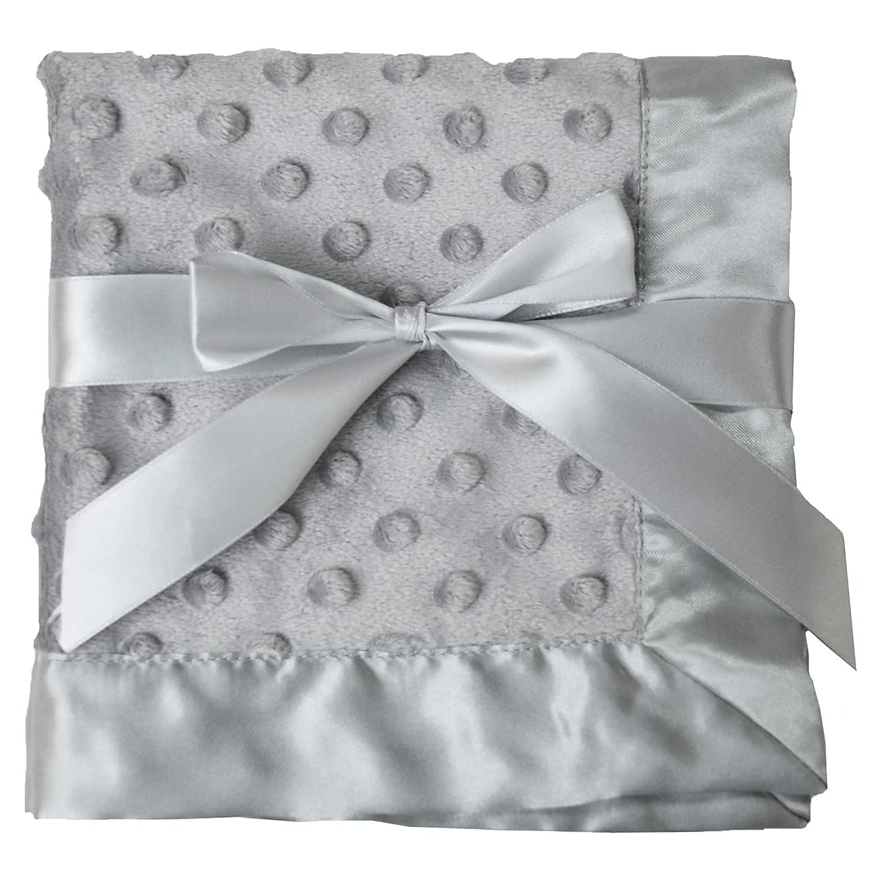 Manta de Seguridad Chenille Gris American Baby 35.56x35.56 cm