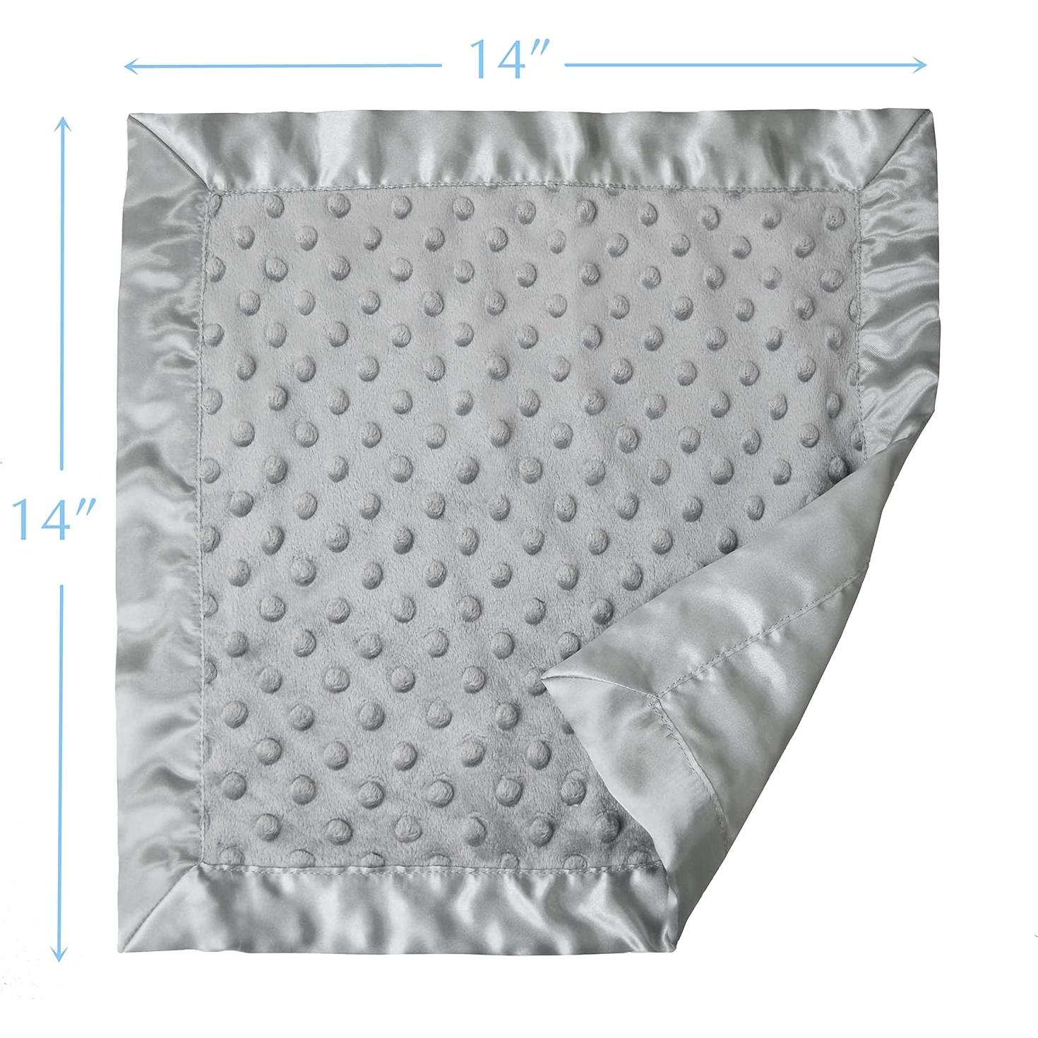 Manta de Seguridad Chenille Gris American Baby 35.56x35.56 cm