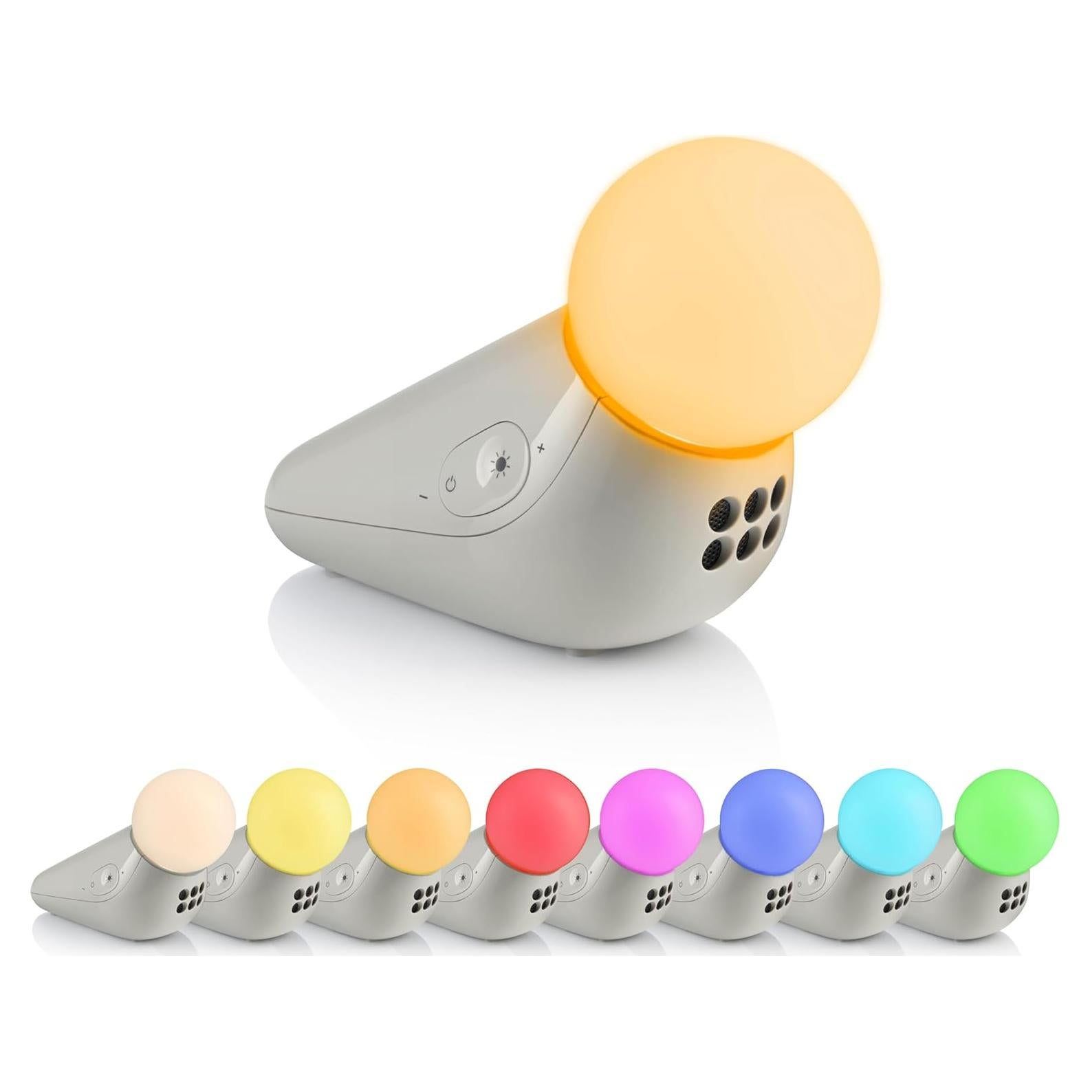 Motorola Nursery S1 | Luz Nocturna y Máquina de Sonido para Bebés | 50 Horas Batería