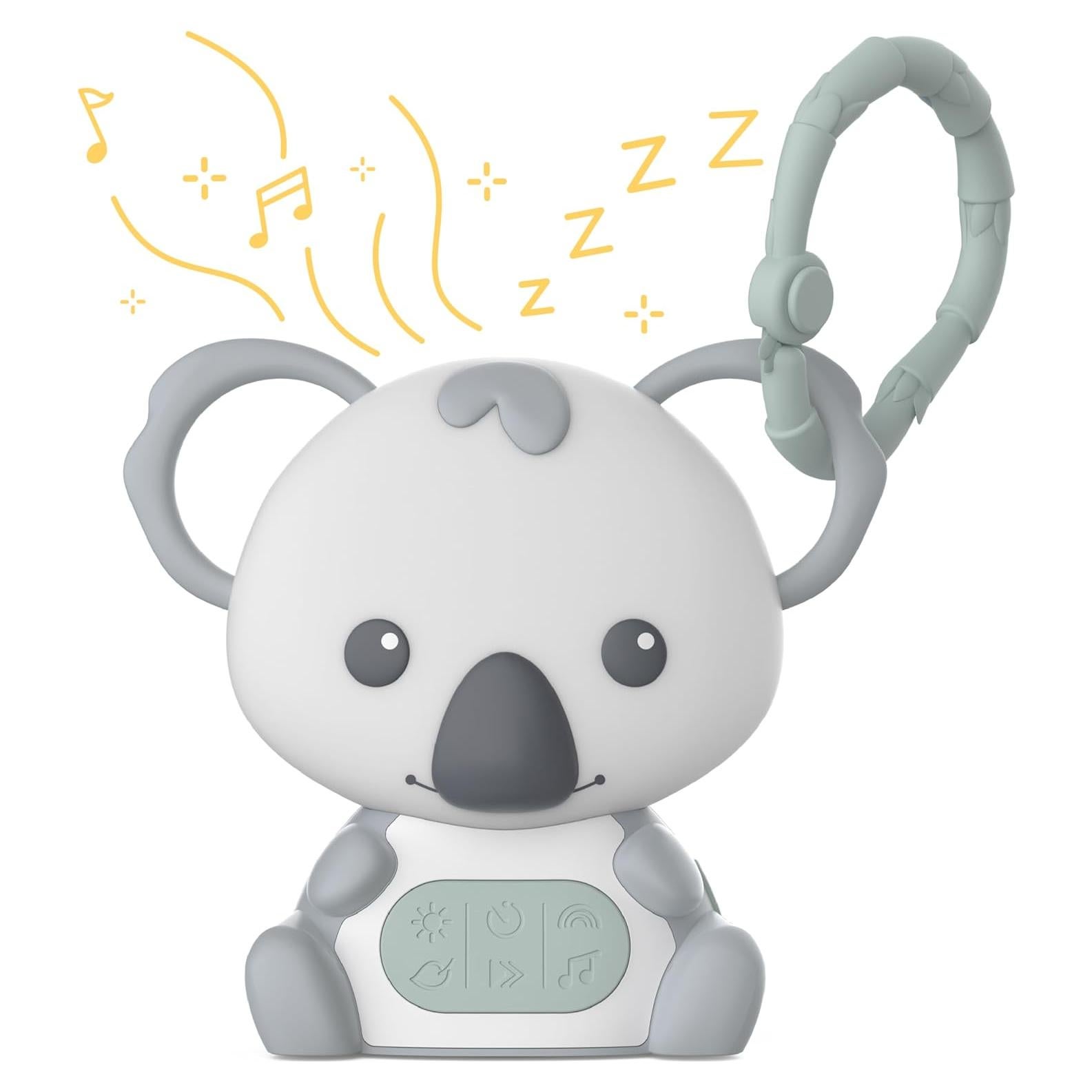 Máquina de Sonido Portátil Koala PureBaby - Luz Nocturna y 12 Melodías