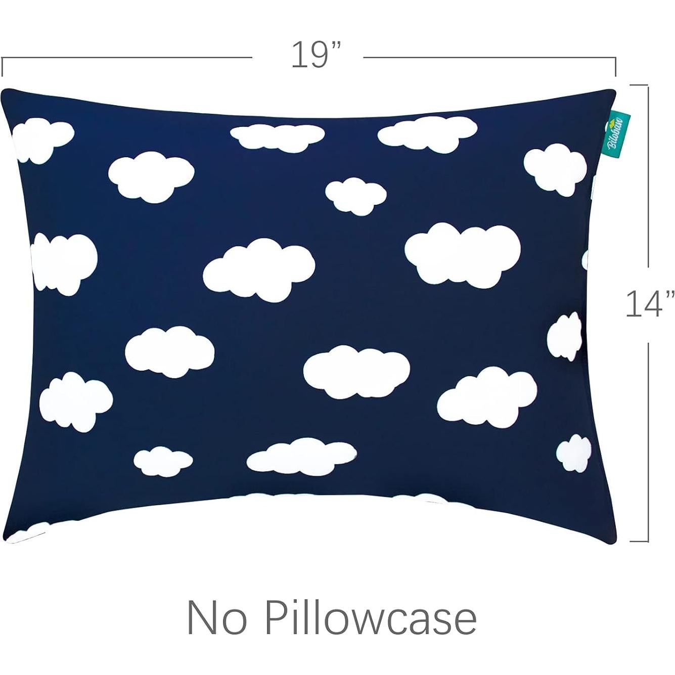 Almohada para Niños Biloban 35.5x48.3 cm Suave Nube Marina