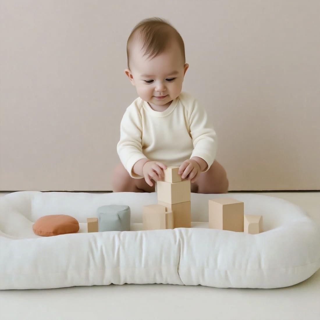 Cojín para Bebés Beisurznga - Almohadilla Suave 81x48 cm