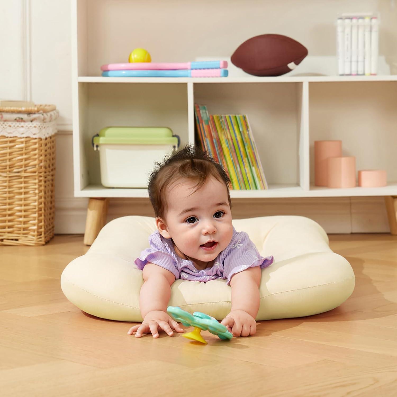 Cojín para Bebés 0-18 Meses Algodón Orgánico Blanco