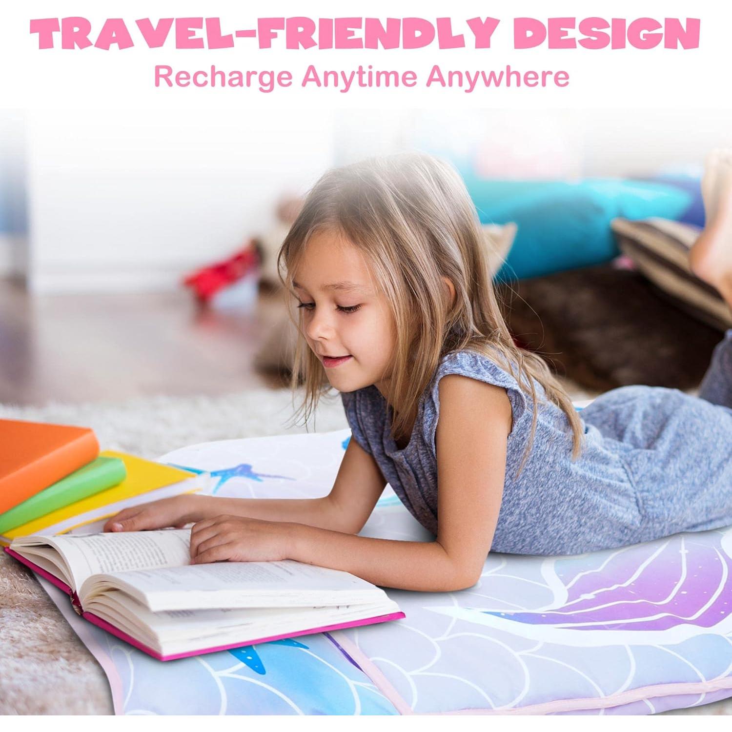 Mat de Siesta Unicornio CHEF CURRY 127x51cm con Almohada