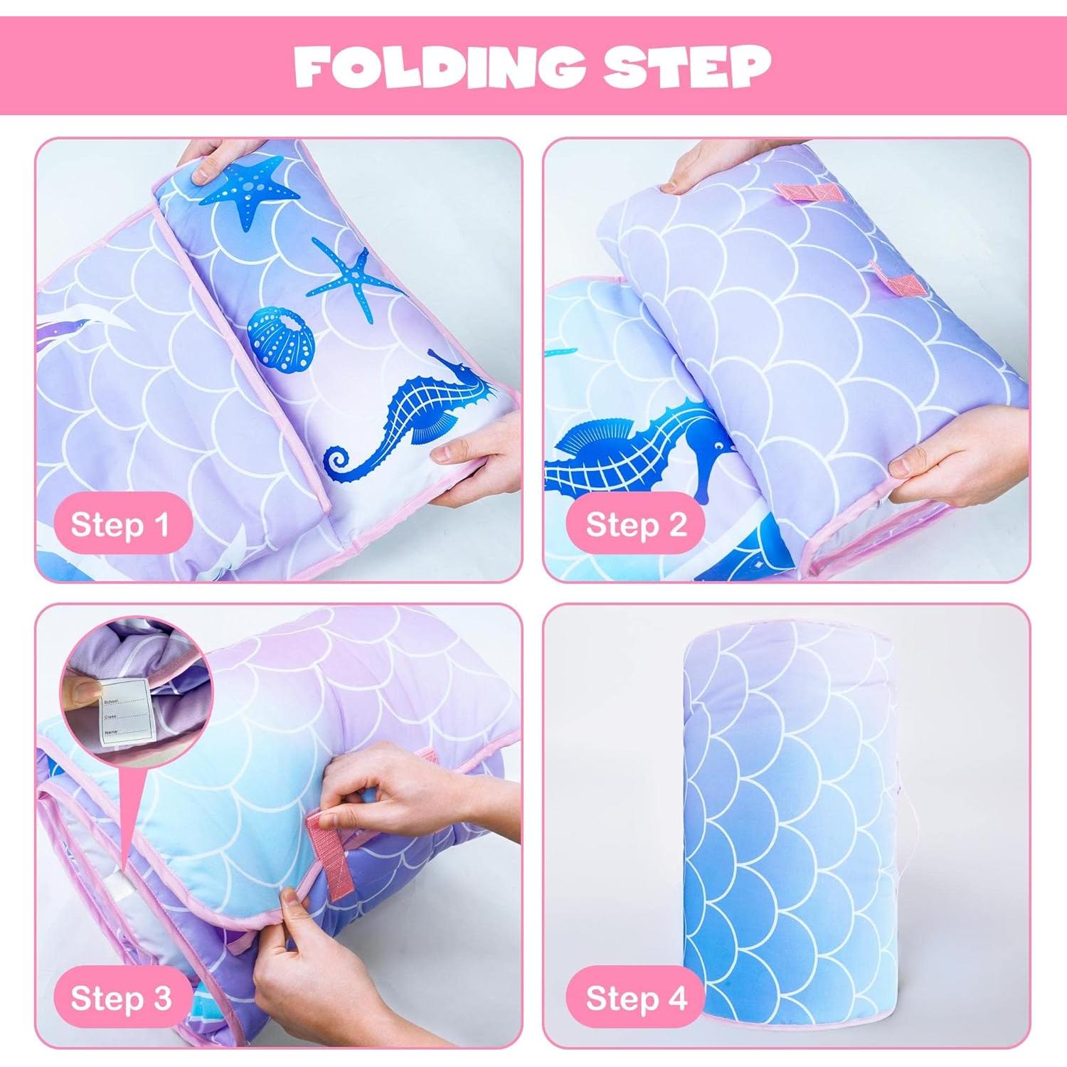 Mat de Siesta Unicornio CHEF CURRY 127x51cm con Almohada