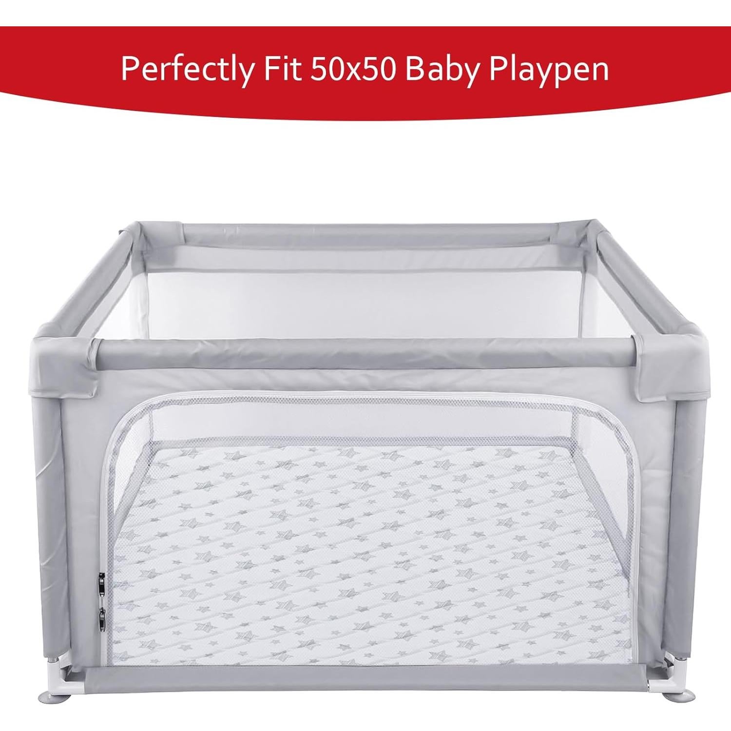 Alfombra de Juego de Espuma Moonsea 127x127 cm Antideslizante