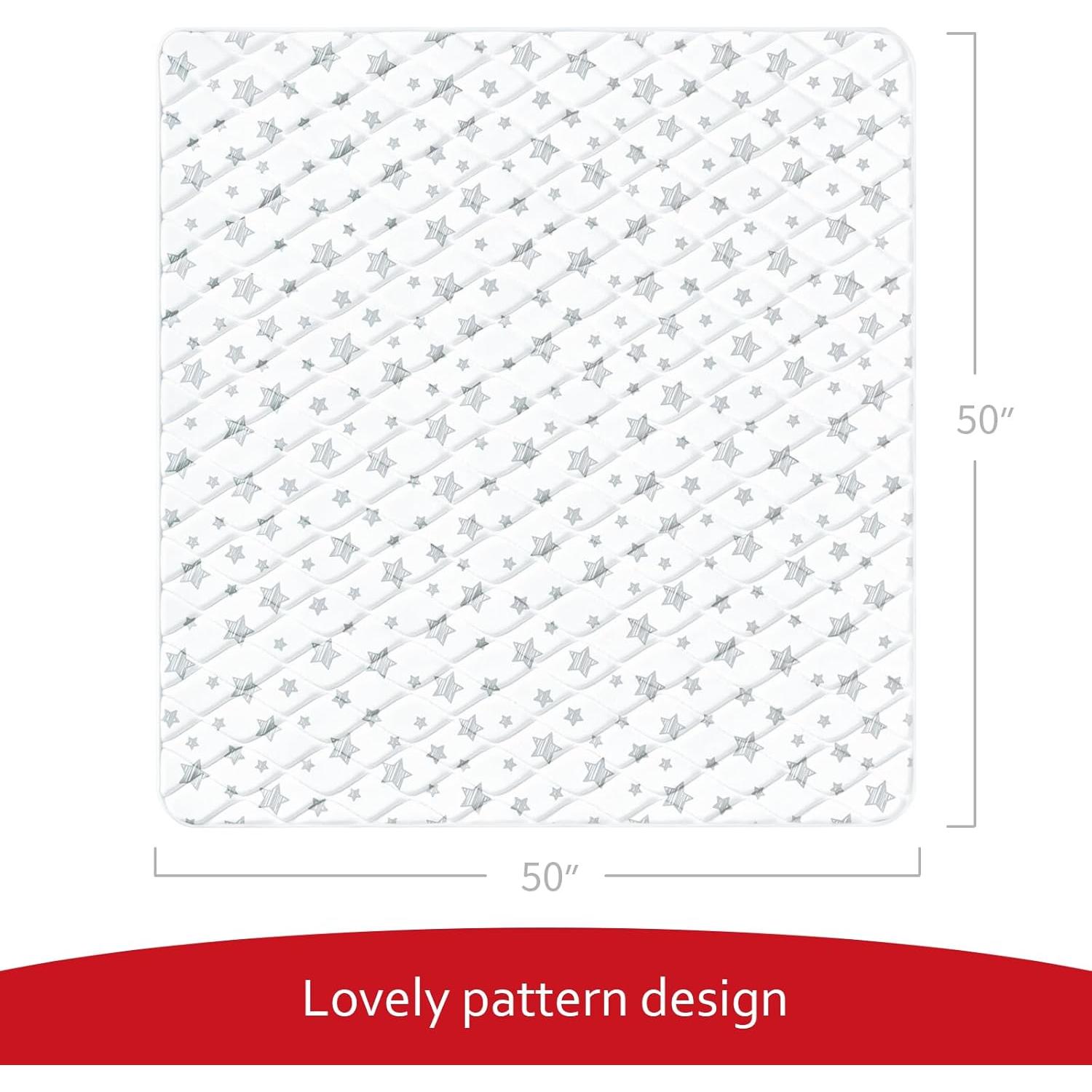 Alfombra de Juego de Espuma Moonsea 127x127 cm Antideslizante