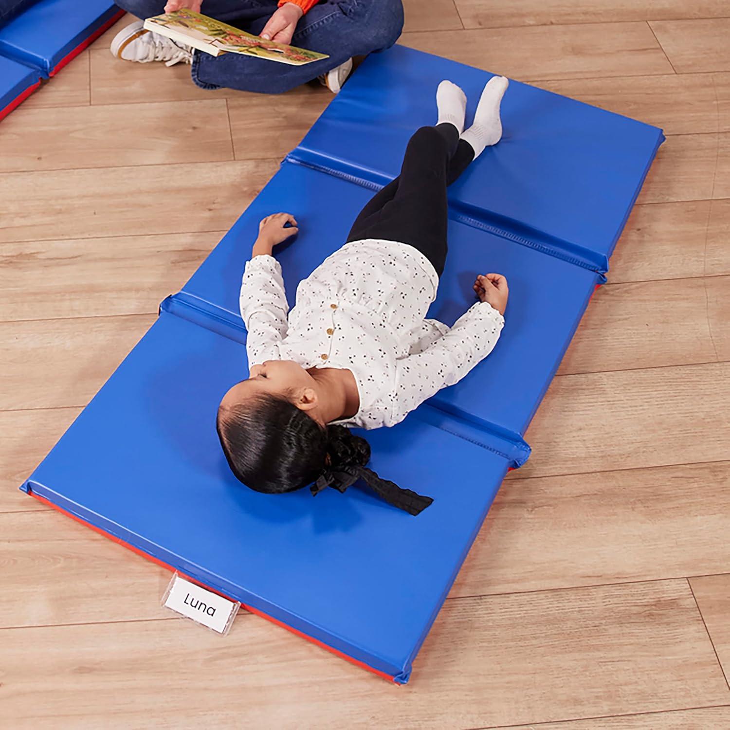 Almohadilla Plegable ECR4Kids 121.9x61cm 5cm Azul/Rojo