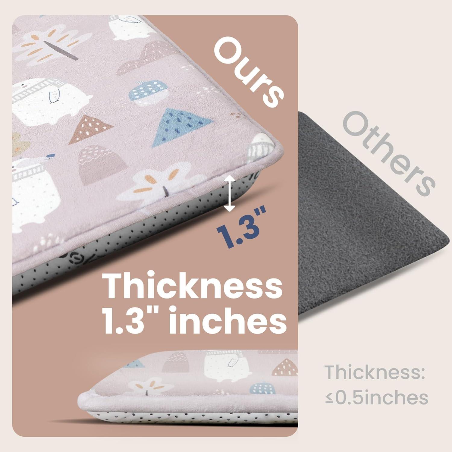 Alfombra de Juego para Bebés Huloo Sleep 127x127 cm Antideslizante