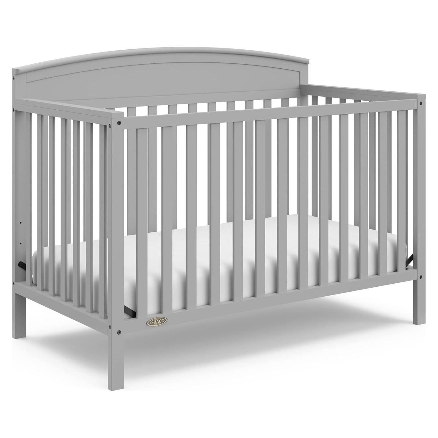 Cuna Convertible Graco Benton 5-en-1 Gris Pebble - GREENGUARD