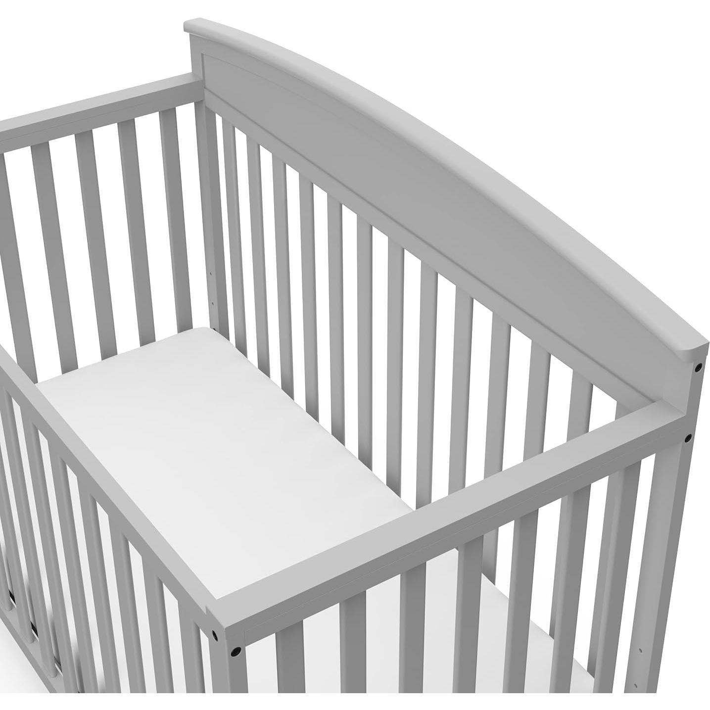 Cuna Convertible Graco Benton 5-en-1 Gris Pebble - GREENGUARD