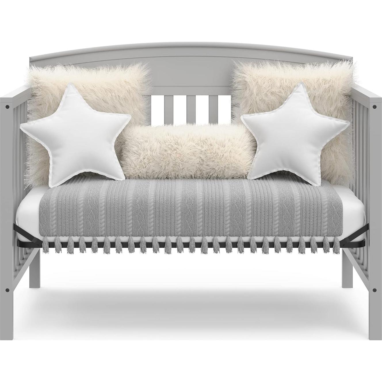 Cuna Convertible Graco Benton 5-en-1 Gris Pebble - GREENGUARD