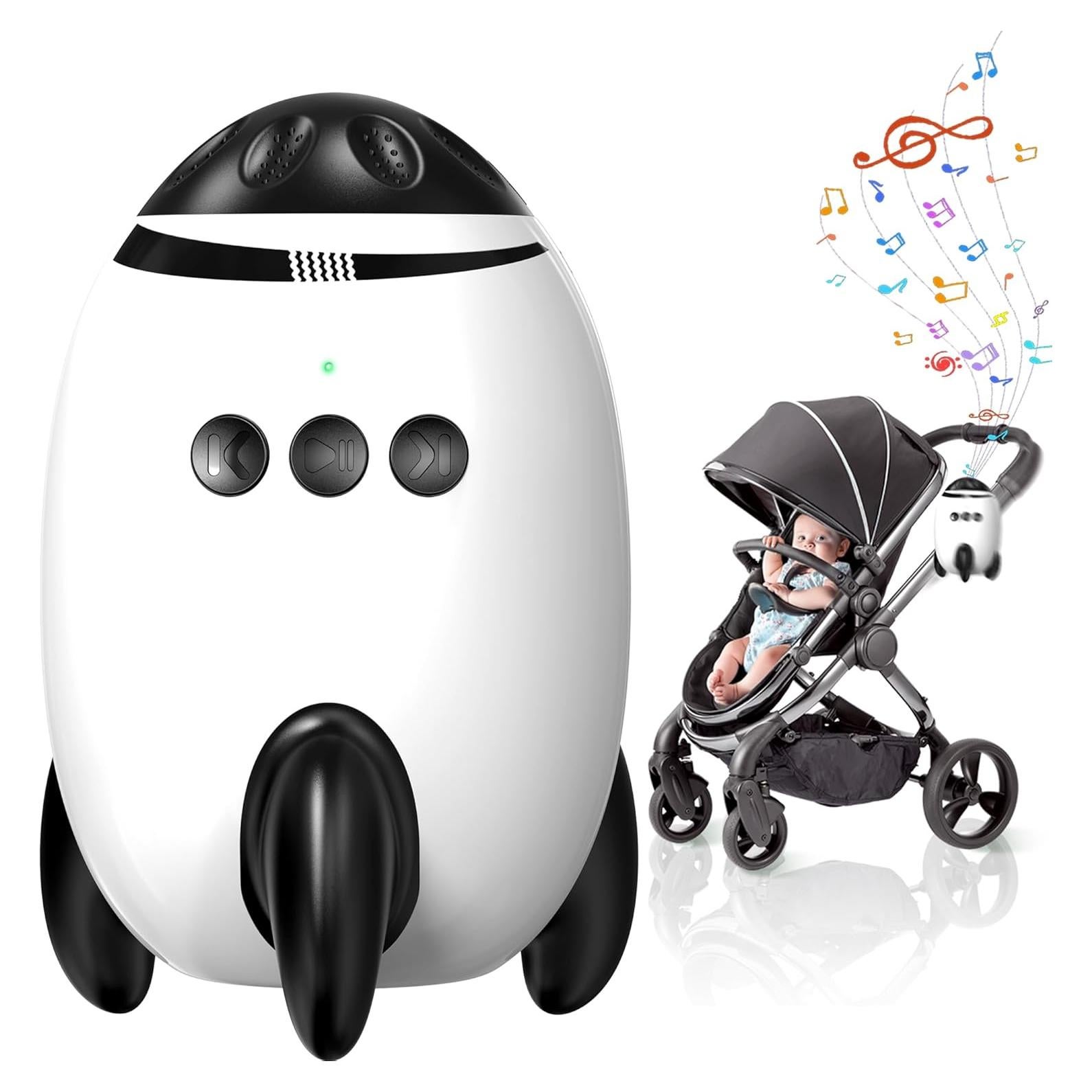 Balancín para Bebés QNHMPW con Ruido Blanco y Ajuste de Velocidad