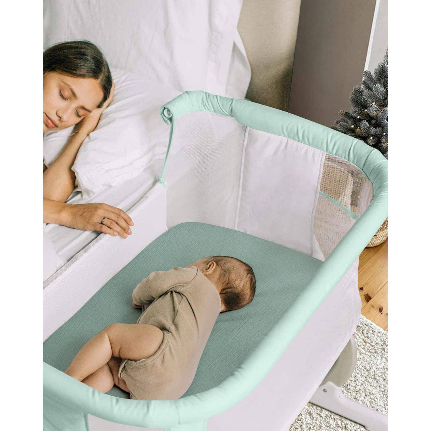 Sábanas de Muselina para Cuna Blissful Diary 2 Paquete Verde