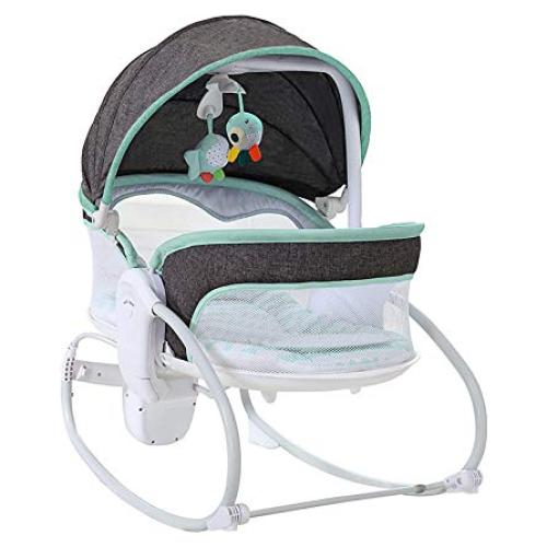 Silla de rebote 3 en 1 Vannetgo Gris Azul, 4.54 kg, 73.66 cm