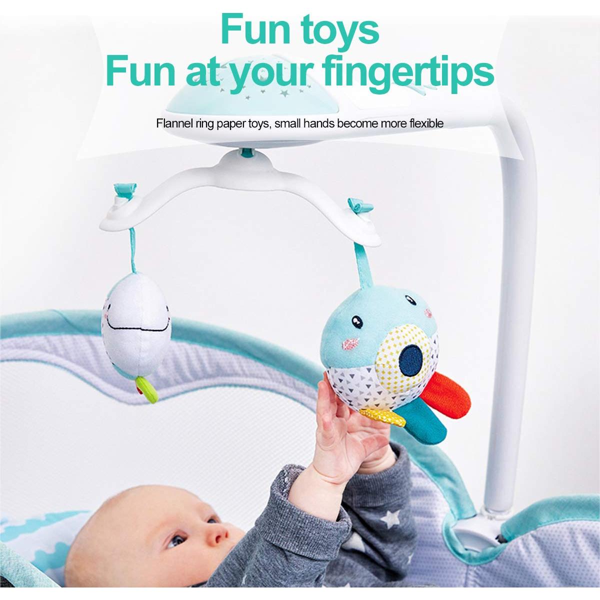 Silla de rebote 3 en 1 Vannetgo Gris Azul, 4.54 kg, 73.66 cm