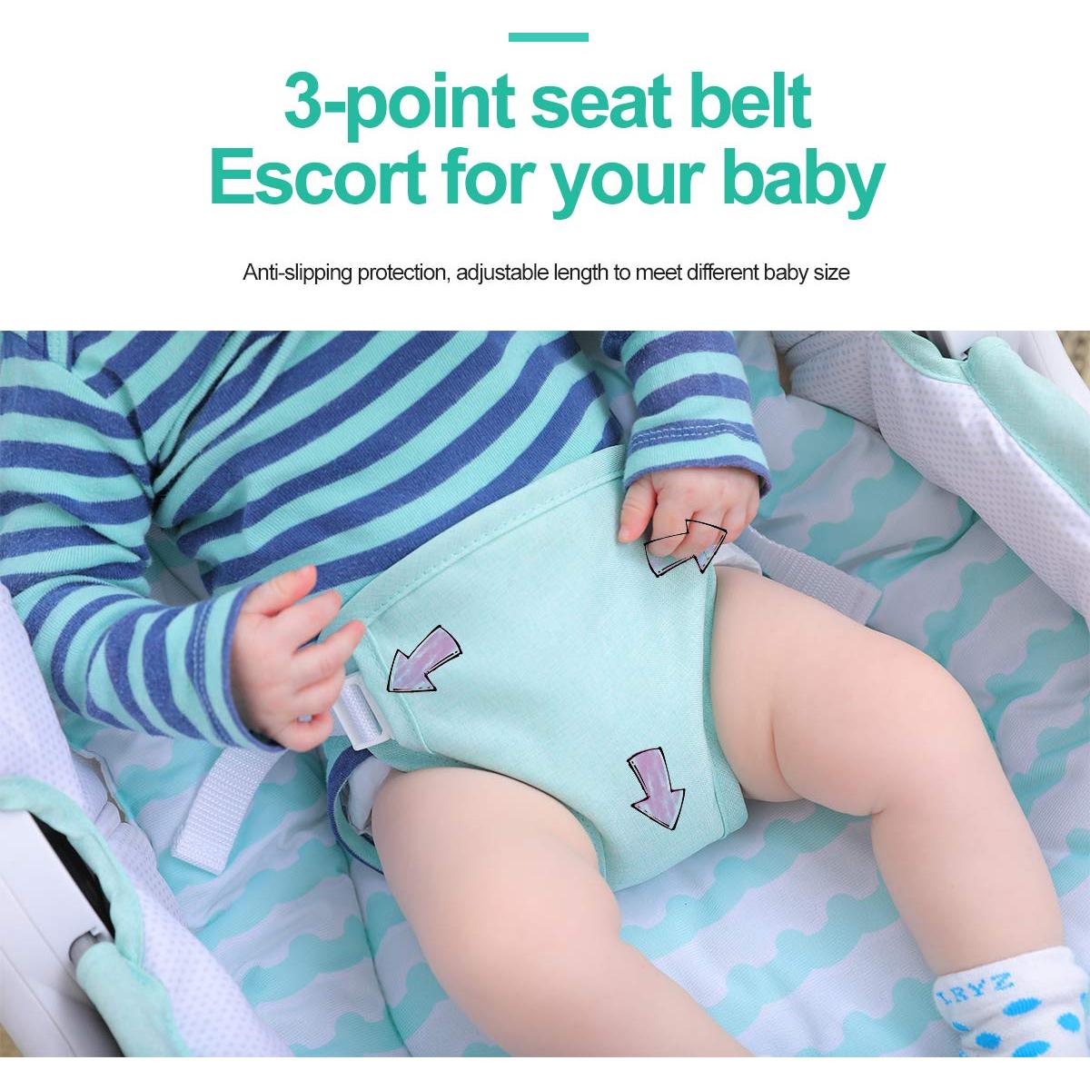 Silla de rebote 3 en 1 Vannetgo Gris Azul, 4.54 kg, 73.66 cm