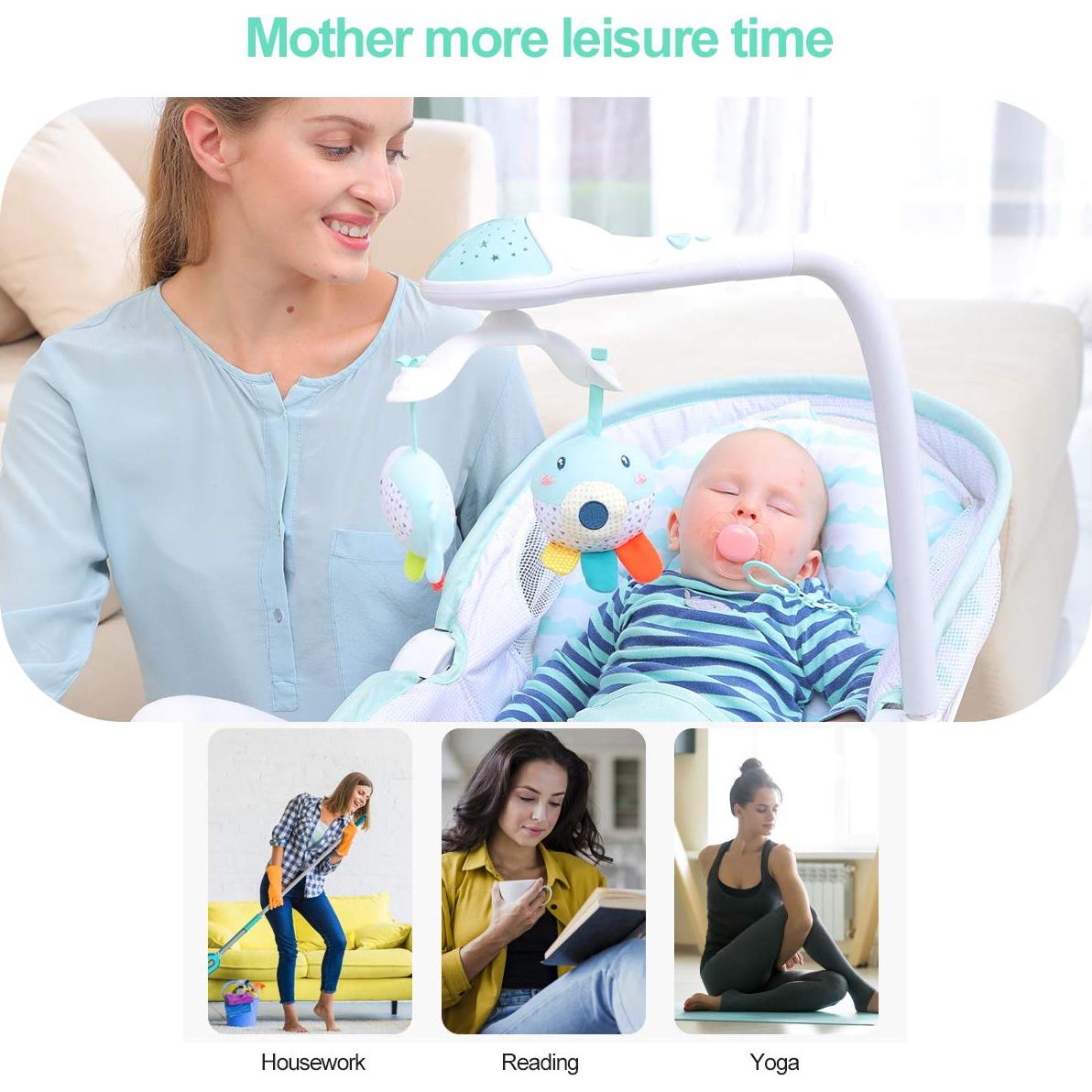 Silla de rebote 3 en 1 Vannetgo Gris Azul, 4.54 kg, 73.66 cm