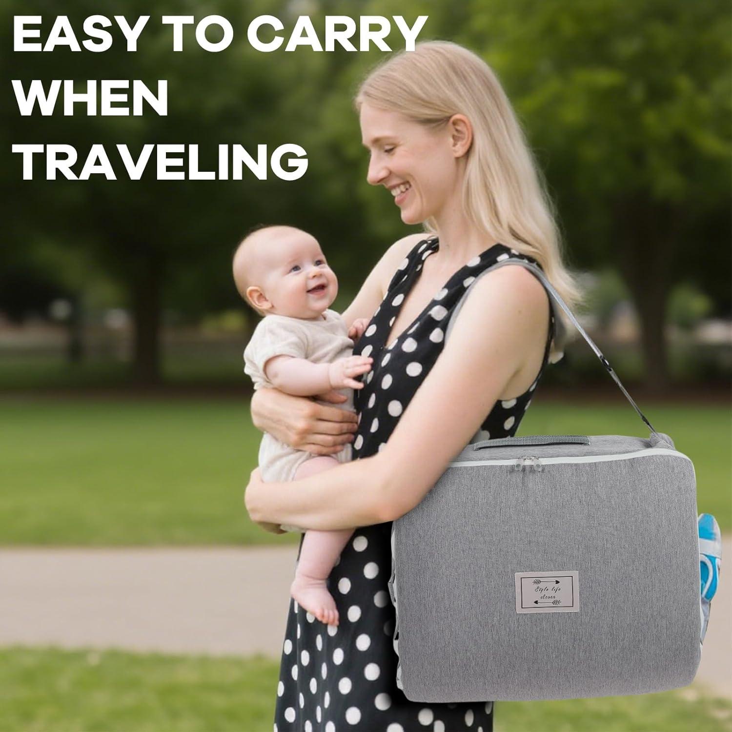 Cojín Infantil Portátil Algodón Transpirable 0-24 Meses - Corona