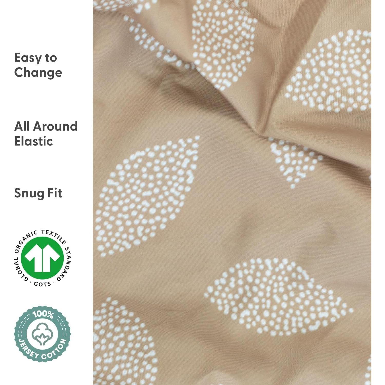 Sábanas Ajustadas para Cuna The Peanutshell Safari 4-Pack