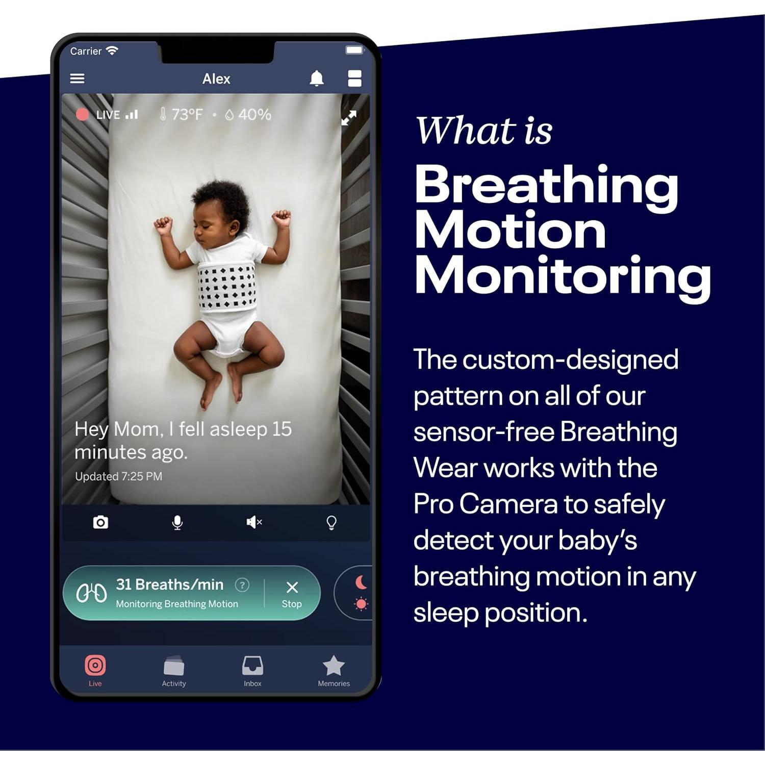 Swaddle Nanit Breathing Wear 100% Algodón Grande 3-6 Meses Gris