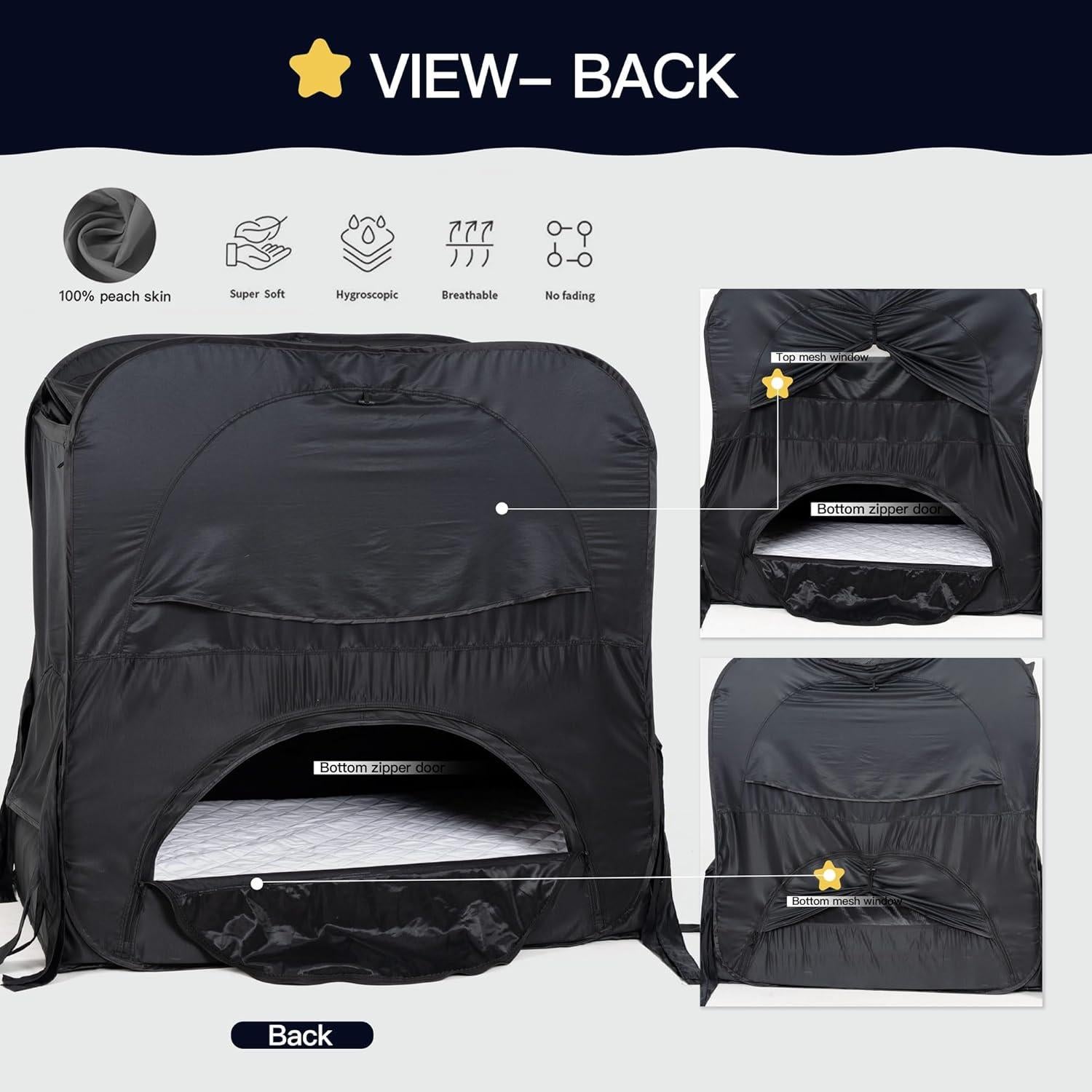 Tienda de Privacidad Pop Up para Bebés Porayhut 132x72cm