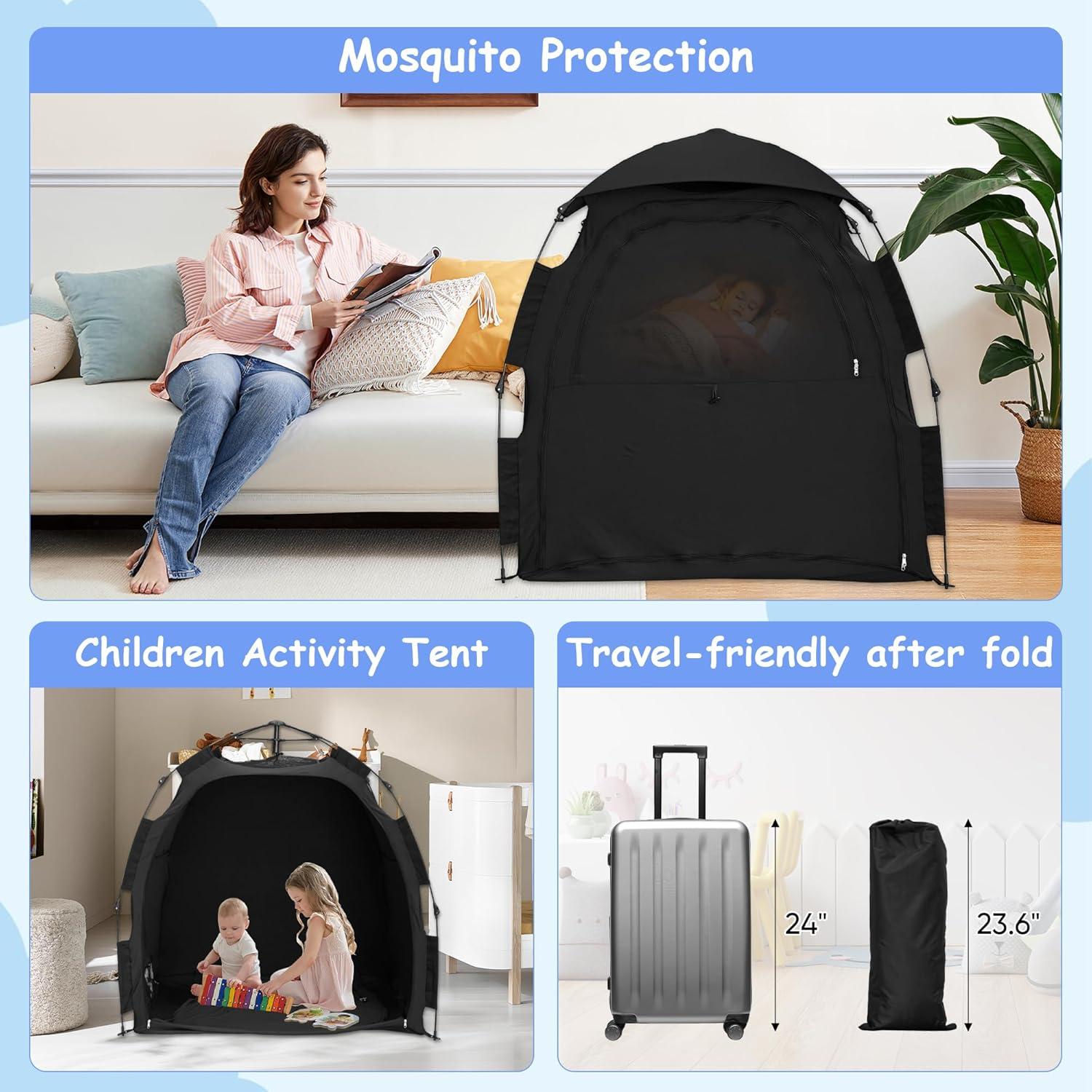 Tienda de Sueño Oscura YABORAS para Cuna Mini 129.5x89.9cm