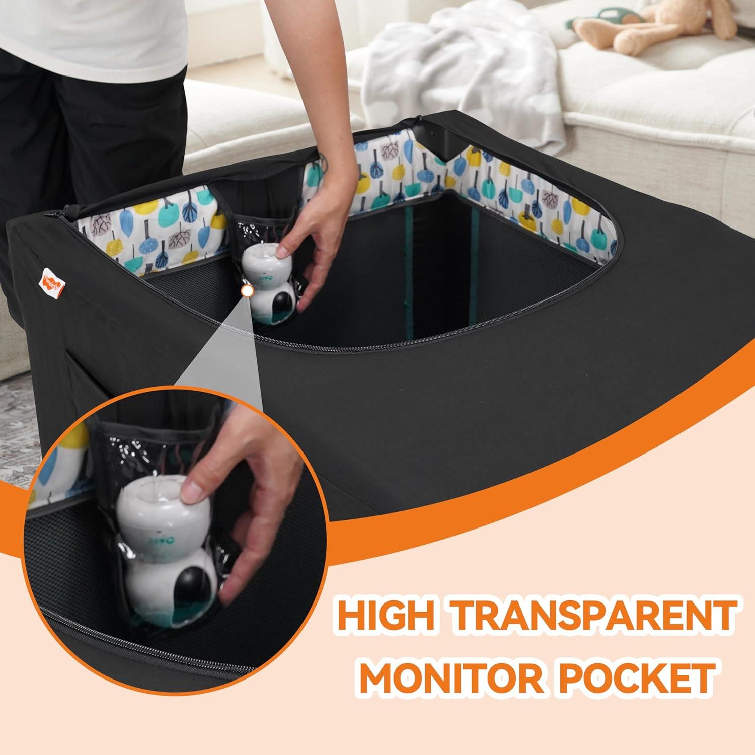 Cubierta Opaca Pamo Babe para Pack and Play - Tela Transpirable