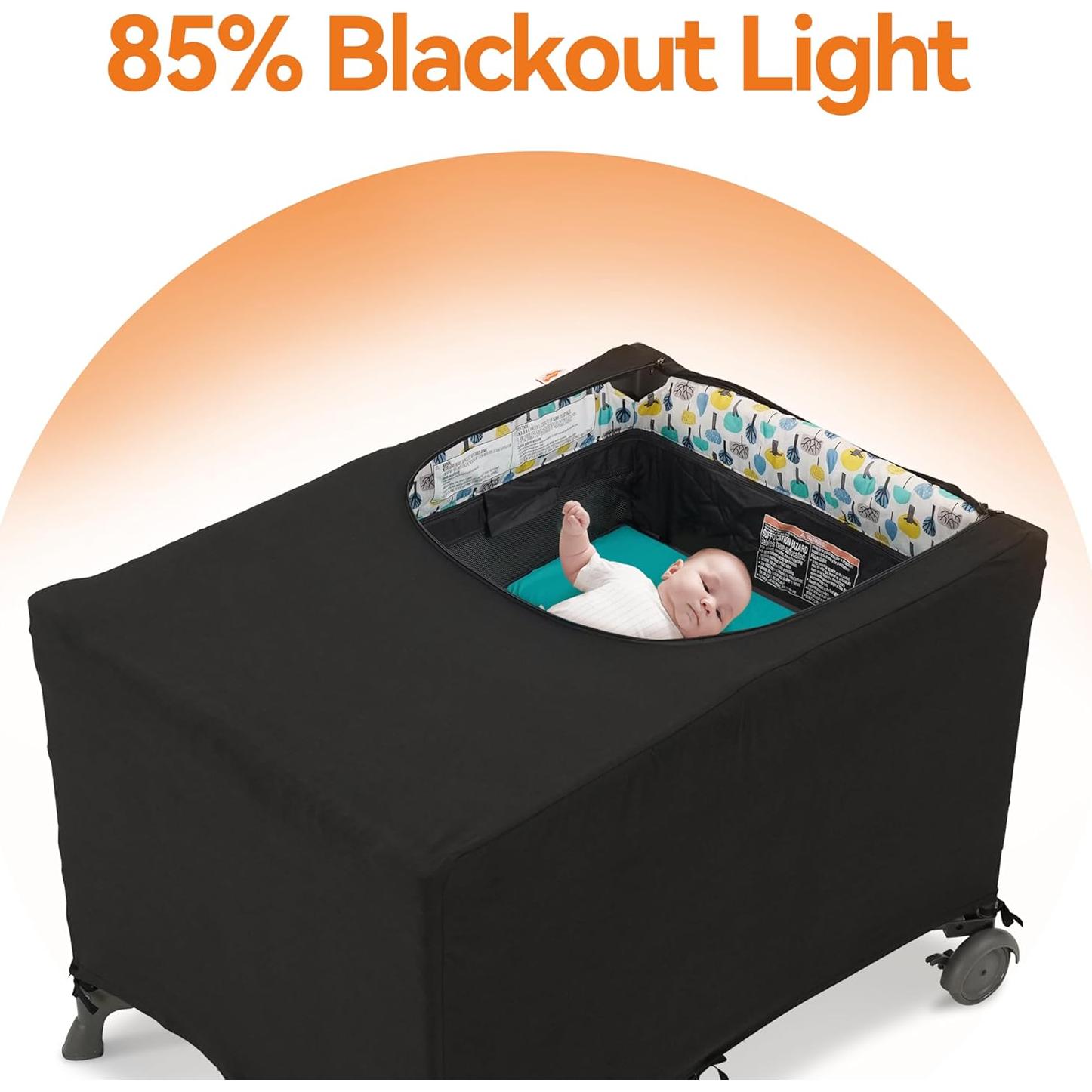 Cubierta Opaca Pamo Babe para Pack and Play - Tela Transpirable