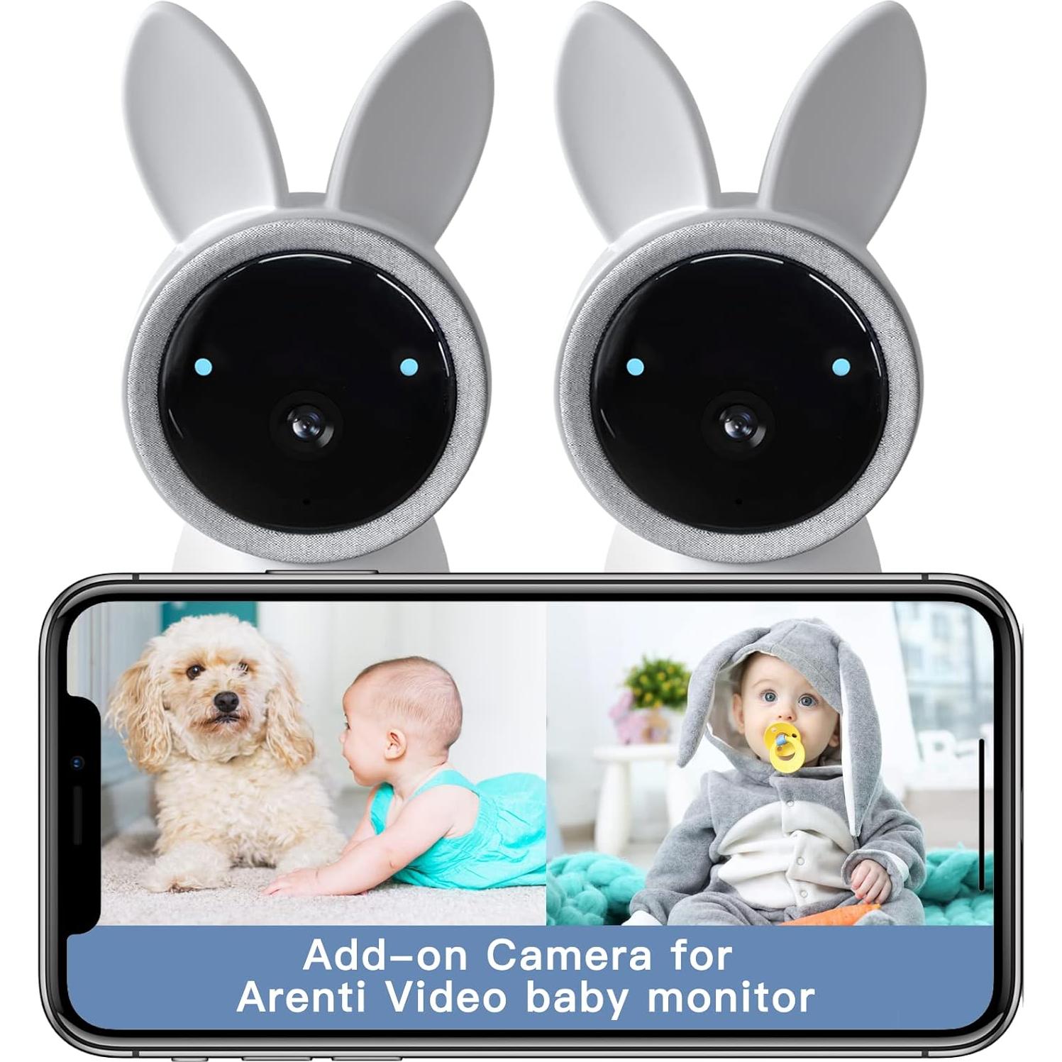 Monitor de Bebé Arenti Ainanny Cam 2K con Audio Bidireccional