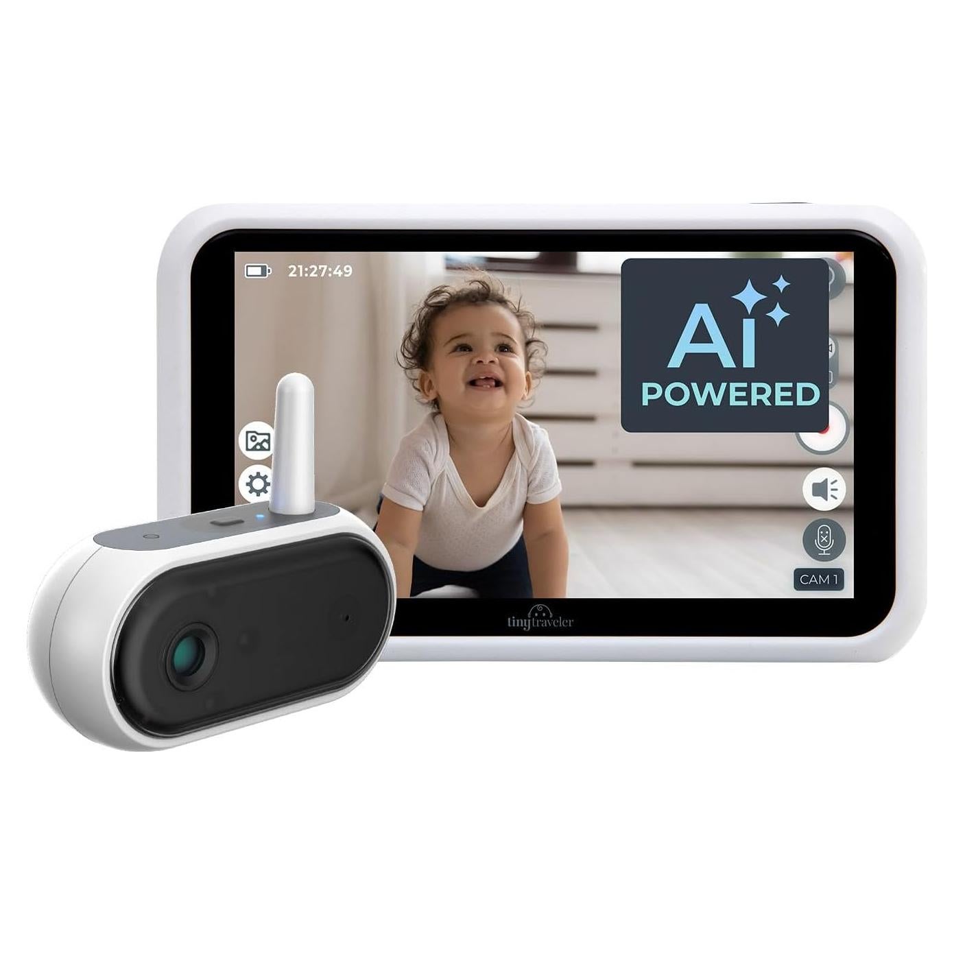 Monitor Inalámbrico para Bebés AI TT006 - Visión Nocturna 1080P