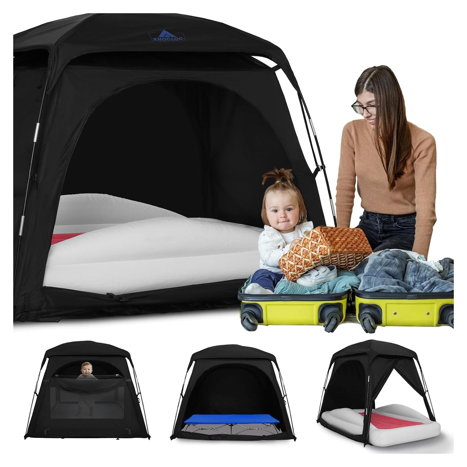 Tienda Blackout para Cuna de Viaje Knocloc 140x99 cm