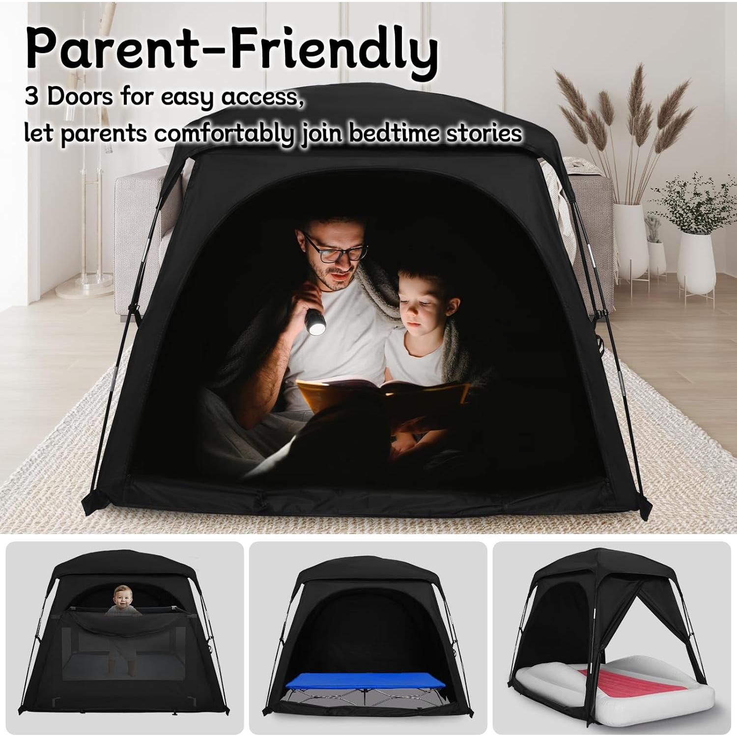 Tienda Blackout para Cuna de Viaje Knocloc 140x99 cm