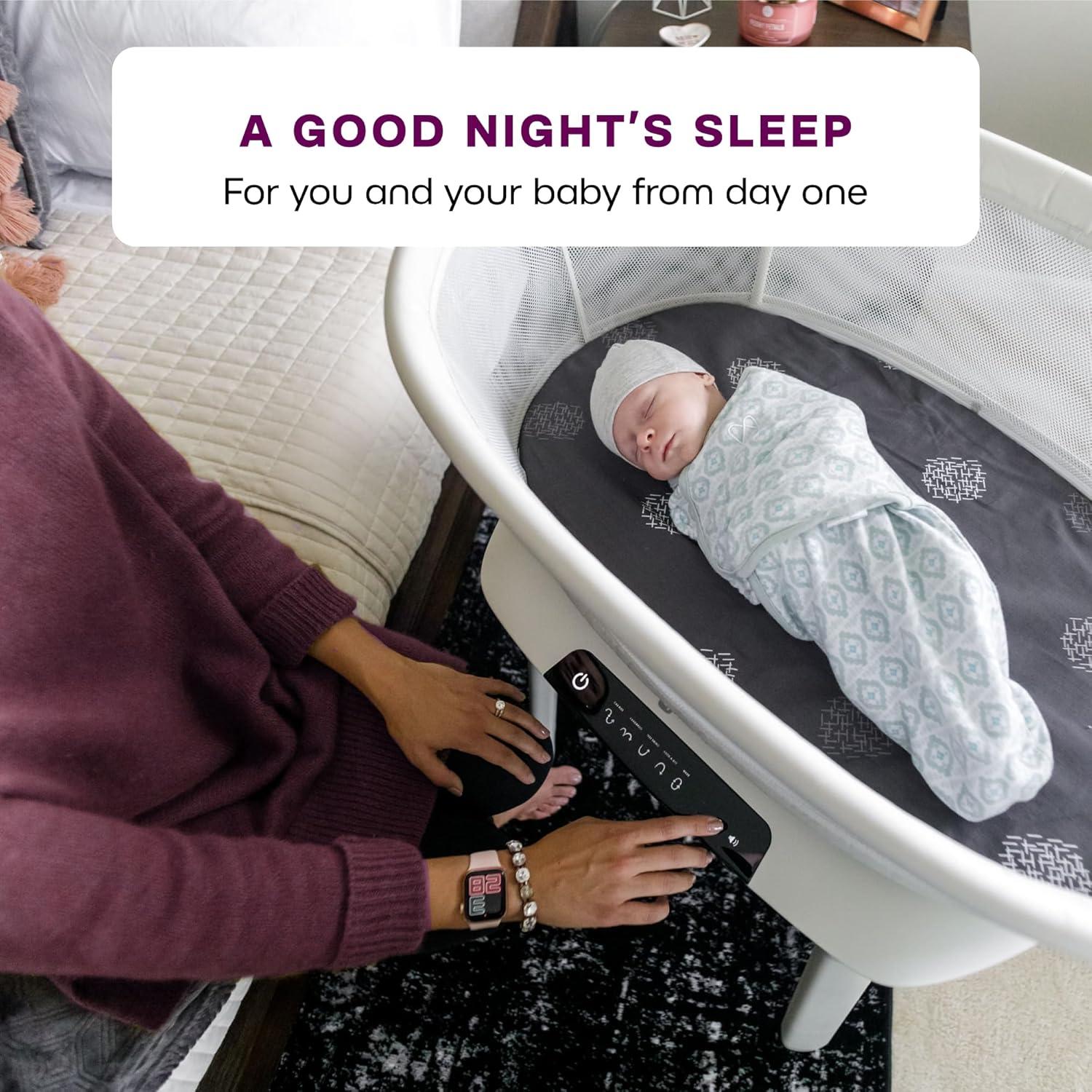 Cuna de Sueño 4moms MamaRoo - 5 Movimientos, 4 Sonidos, Ajustable