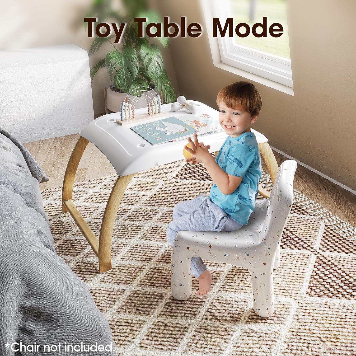 Cuna Lateral Portátil AMKE Ajustable para Bebés - Blanco