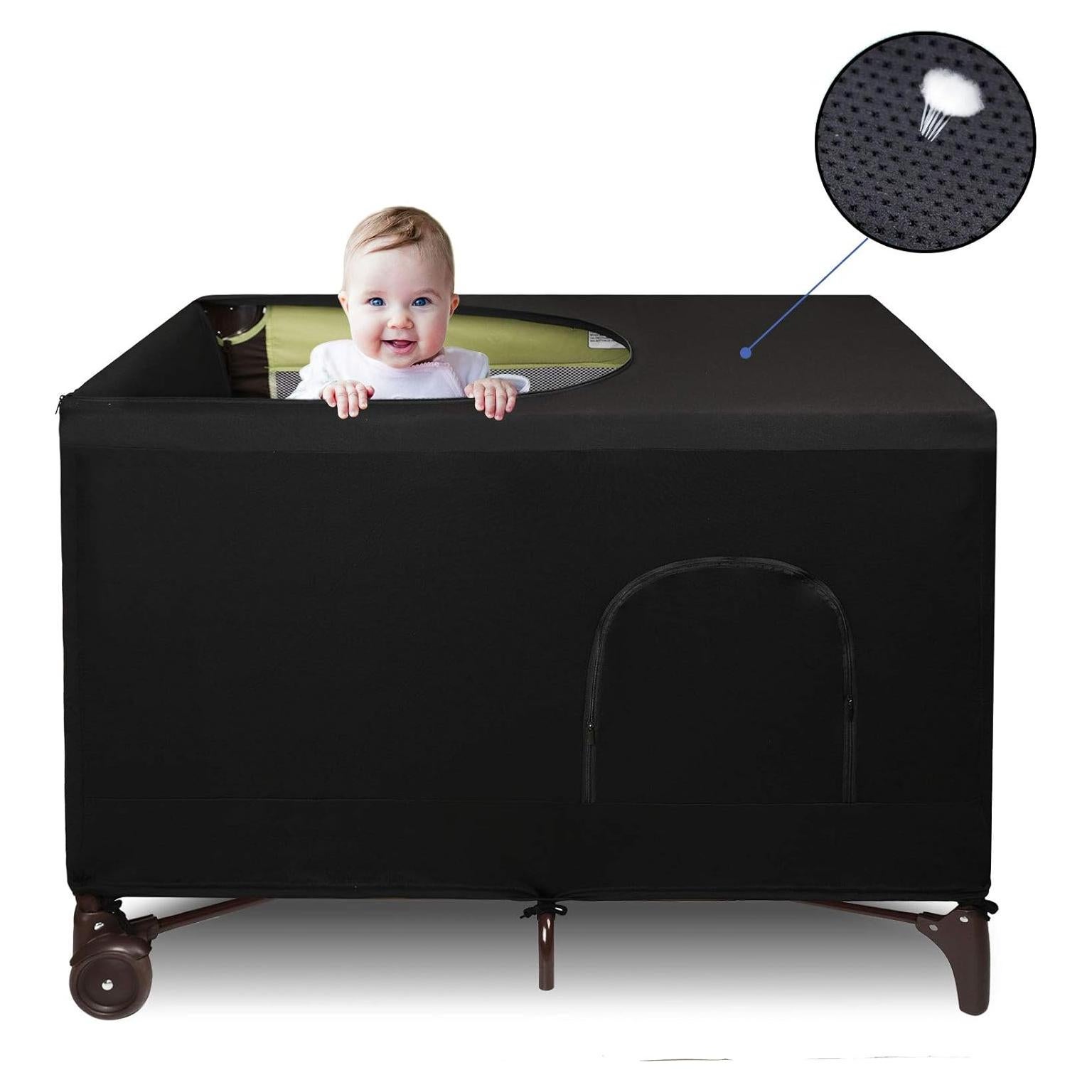 Cubierta Blackout Dofilachy para Cuna de Viaje - 121.92 cm